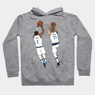 kyrie and luka doing jump Hoodie